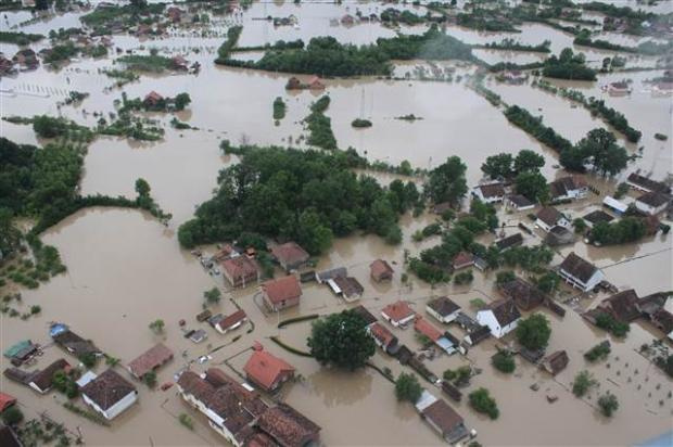 Bosna'da sel felaketi