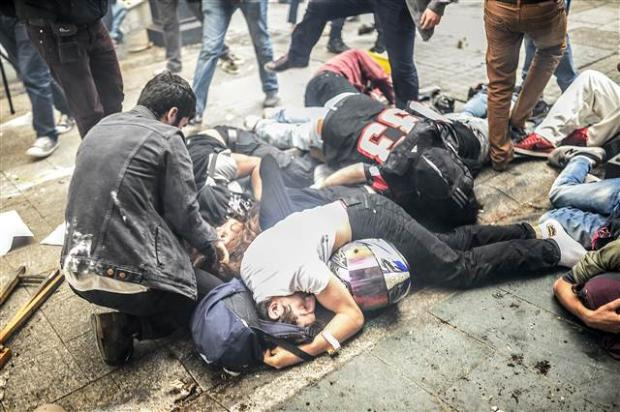 Taksim'de son durum! Dünya Gezi'yi böyle gördü