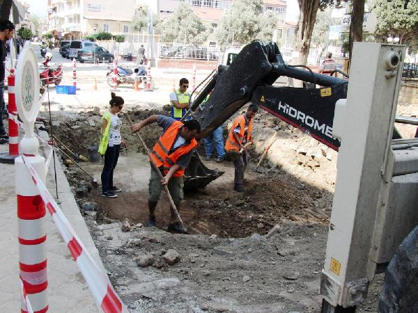 Alt yapı çalışmasında deniz kızı çıktı!