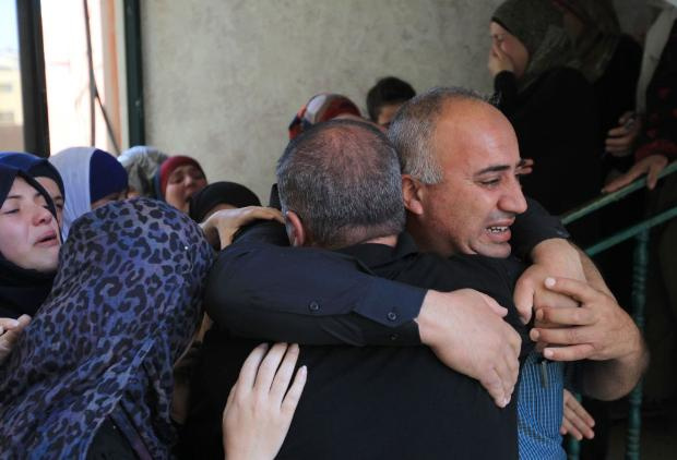 Filistinli Muhammed'in cenaze töreninde gözyaşları sel oldu