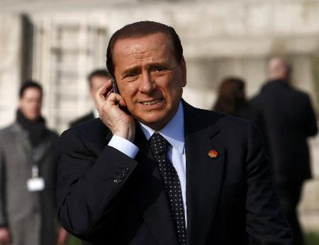 Berlusconi'yi ter bastı