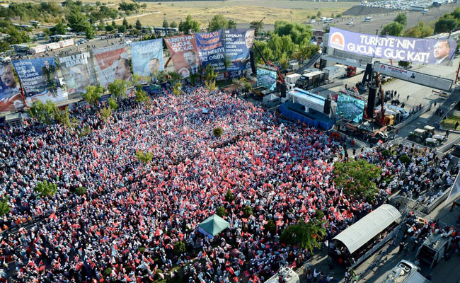 Başbakan Erdoğan Ankara mitingi