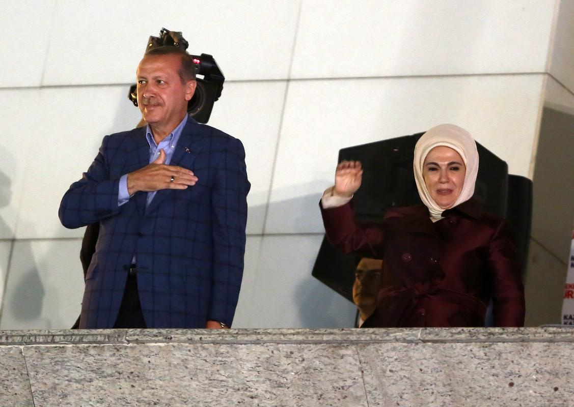 Cumhurbaşkanı Erdoğan'ın balkon konuşmasından fotoğraflar