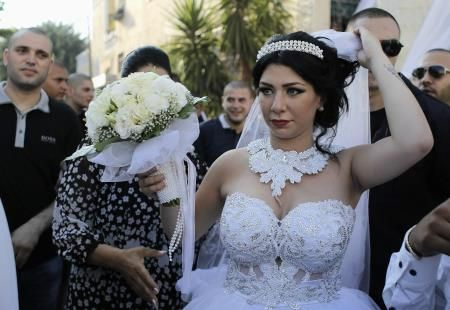 İsrailli kız Filistinli gençle evlendi