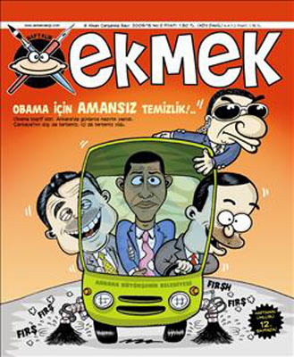 En komik Obama karikatürleri!