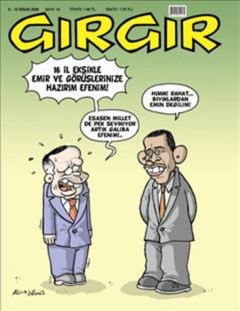 En komik Obama karikatürleri!