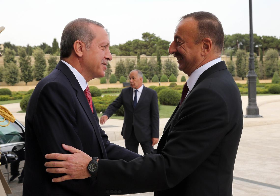 Cumhurbaşkanı Recep Tayyip Erdoğan Bakü'de 