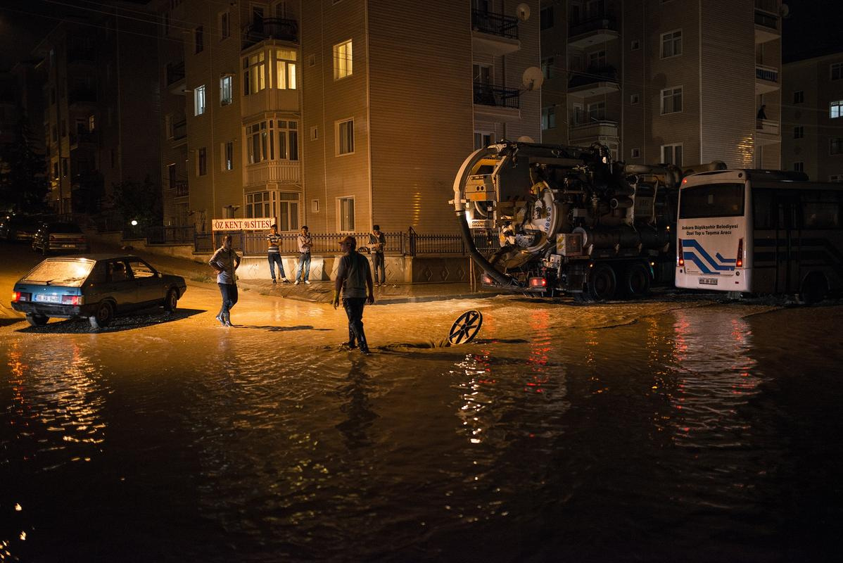 Ankara'da sel felaketi