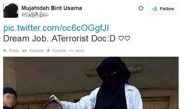 IŞİD'in kadın militanından kan donduran paylaşım