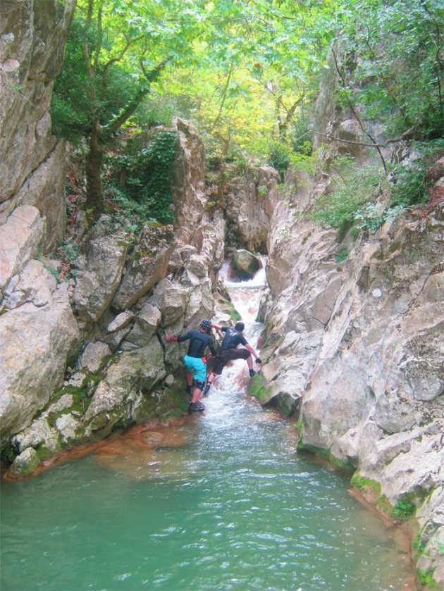 Bursa'nın saklı kanyonu görüntülendi