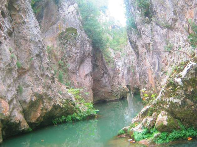 Bursa'nın saklı kanyonu görüntülendi