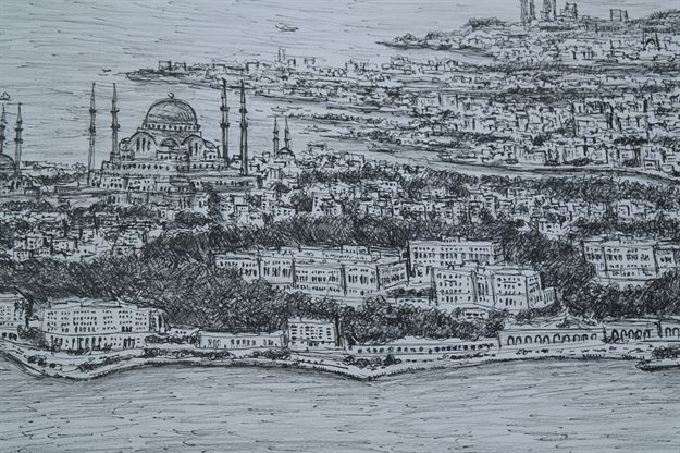 'Dahi bellek' İstanbul'u çizdi!