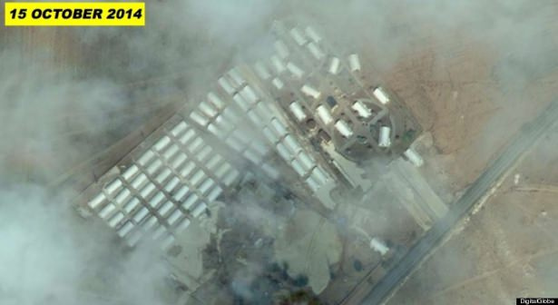 İşte Kobani'nin uydudan çekilmiş son hali