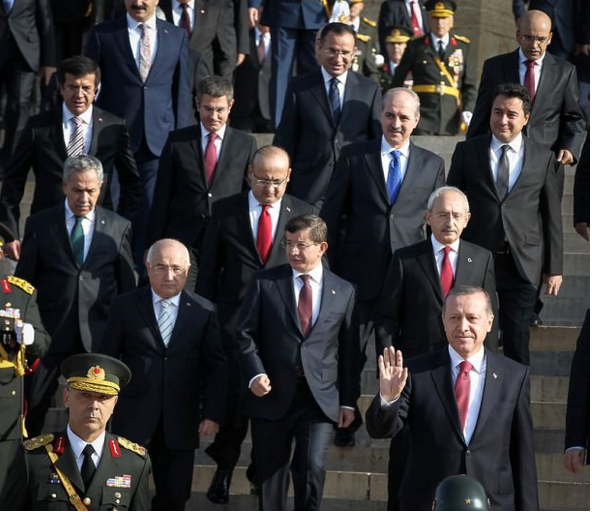 Fotoğraflarla devlet erkanının 29 Ekim Anıtkabir ziyareti...