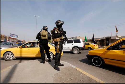 Irak'ta anti-terörist timleri sokağa indi!