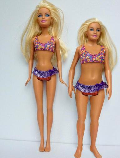 Artık Barbie'nin de selülitleri var
