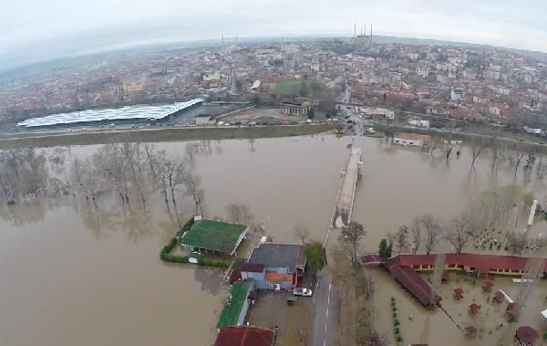 Edirne'de sel felaketi