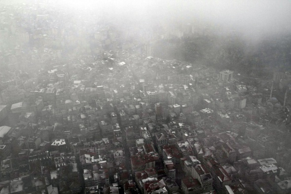 İstanbul'un kar manzarası böyle görüntülendi