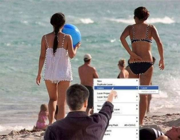 Herkesin içinde 'photoshop' yeteneği var!