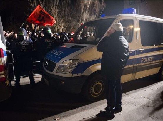 Almanya'da  korkutan görüntüler