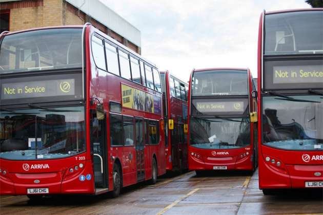 Londra'da otobüs şoförleri grevde