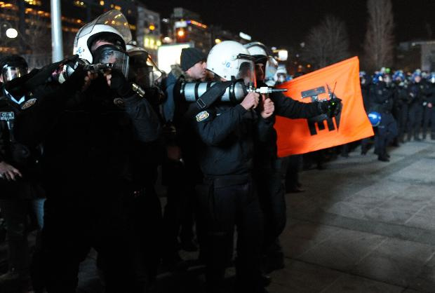 Ankara'da polis müdahalesi 