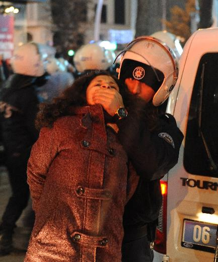 Ankara'da polis müdahalesi 