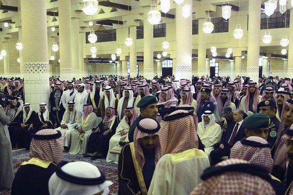 Kral Abdullah'ın cenazesi