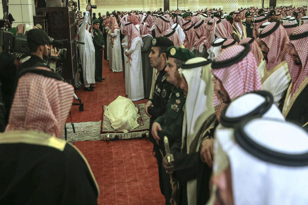 Kral Abdullah'ın cenazesi