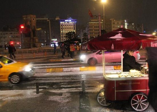 Taksim'i dolu vurdu!