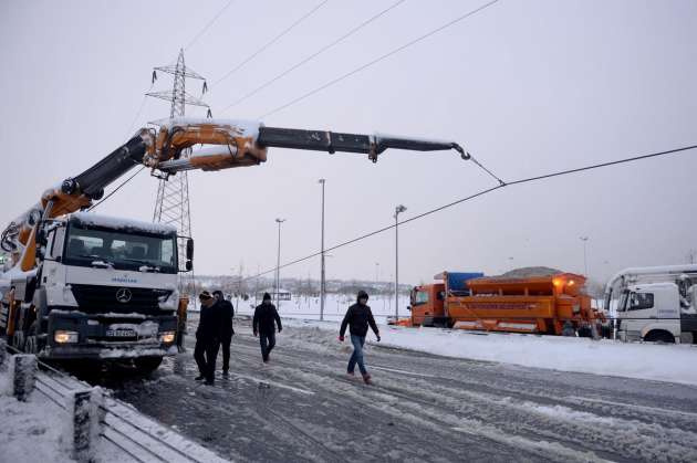 İstanbul'da kar çilesi devam ediyor