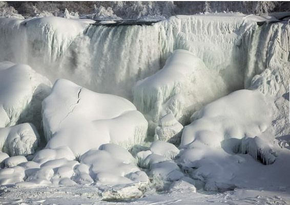 Niagara Şelalesi dondu!