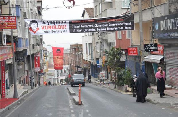 Okmeydanı'nda Berkin Elvan protestosu