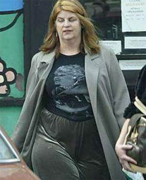 Kristie Alley bu hale geldi