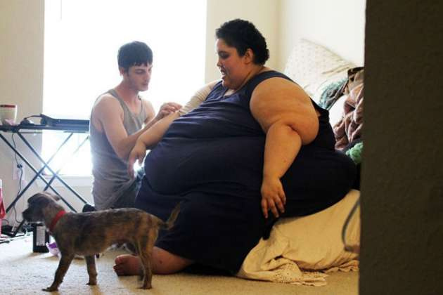 300 kiloluk kadının hayatı karardı