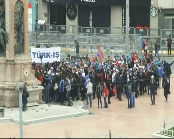 1 Mayıs İşçi Bayramı İstanbul görüntüleri