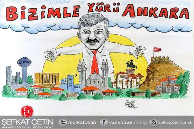 MHP'den karikatürlü seçim kampanyası