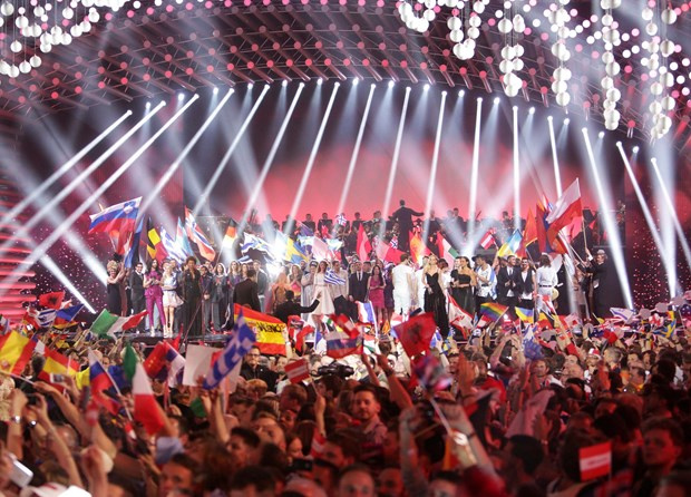 Eurovision 2015 şarkı yarışmasından kareler