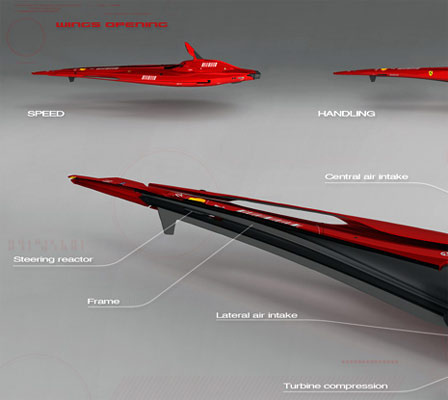 İşte Ferrari'nin uçan otomobili