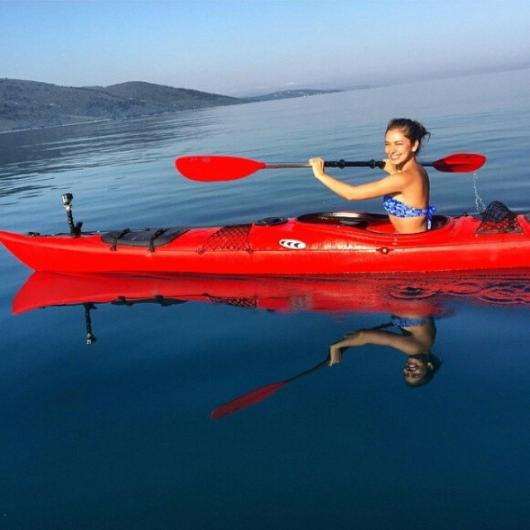 Neslihan Atagül ve Kadir Doğulu tatilde