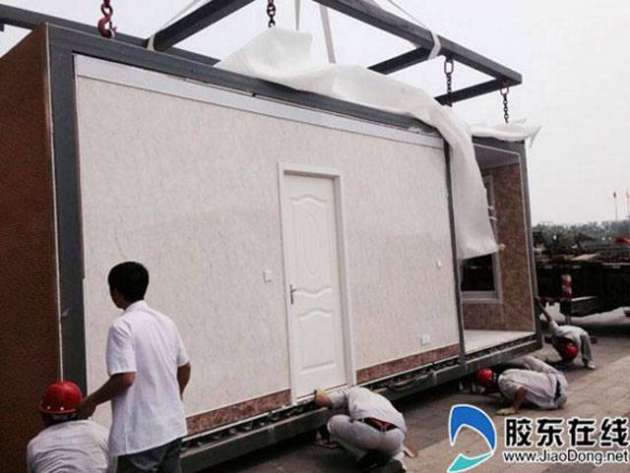 Çinliler 3 saatte ev inşa ettiler