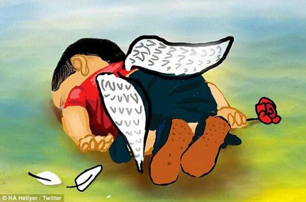 Kıyıya vuran Suriyeli çocuk Aylan Kurdi için dünya ayakta!