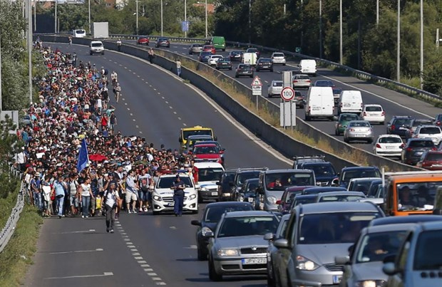 Avrupa'da mülteci dramı binlerce kişi yürüyor