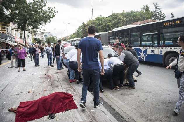 Ankara'daki feci kazadan kareler!