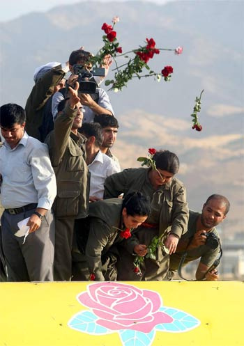 34 PKK'lı sınırda böyle karşılandı