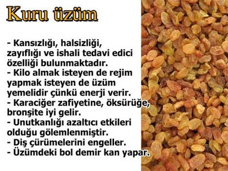 Kuruyemişlerin yararları