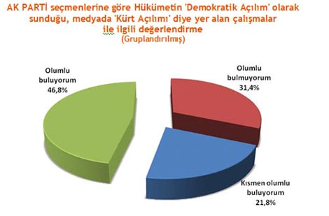 Kürt açılımına en karşı 3 il