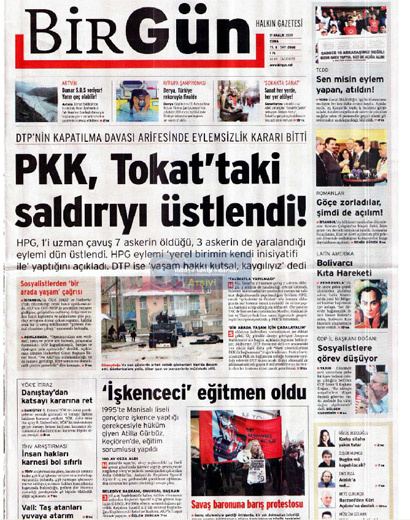 Taraf'tan PKK'ya sert tepki