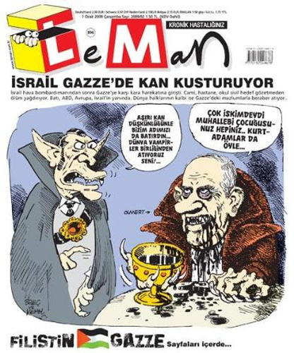 Karikatürlerle İsrail'de çocuk katliamı