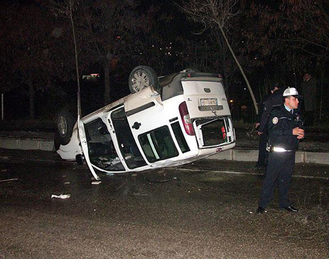 Yollardan buzlanma ve lodos manzaraları